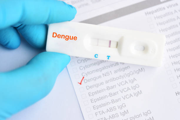 Dengue NS1 Antigen Test positive result image
