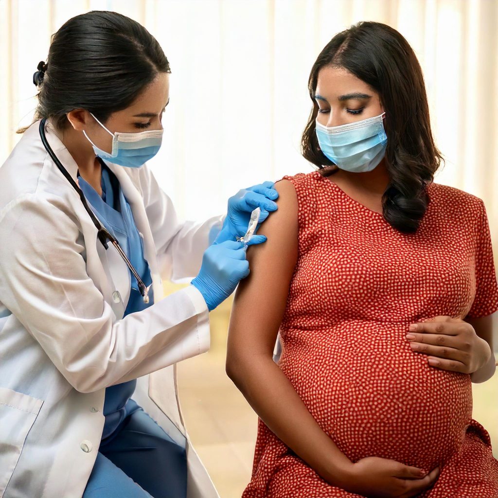 pregnant women getting vaccination