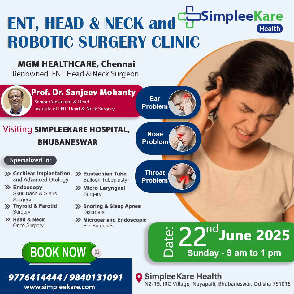 ENT ROBOTICS SURGEON DR SANJEEV MOHANTY IN BHUBANESWAR