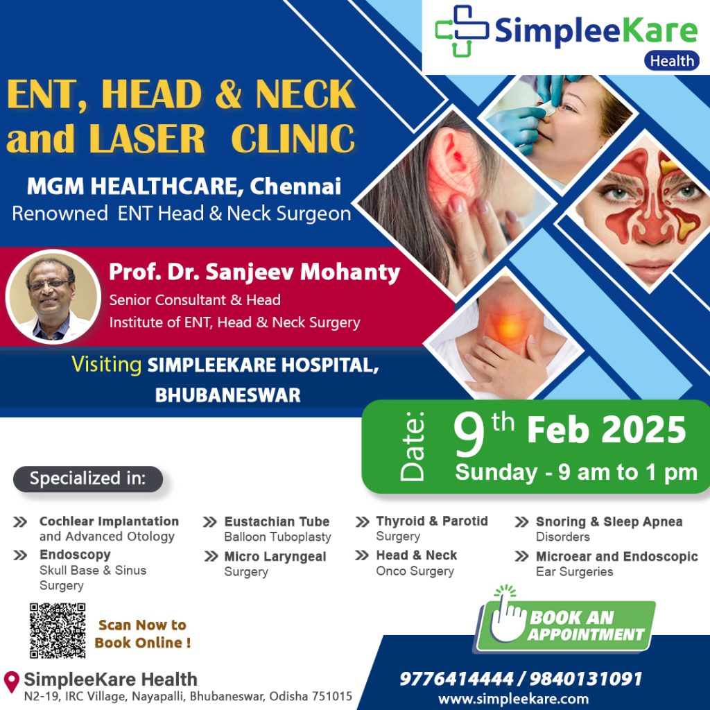 ENT Specialist Dr Sanjeev Mohanty in Bhubaneswar