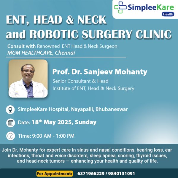 ent surgeon dr Sanjeev Mohanty in bhubaneswar