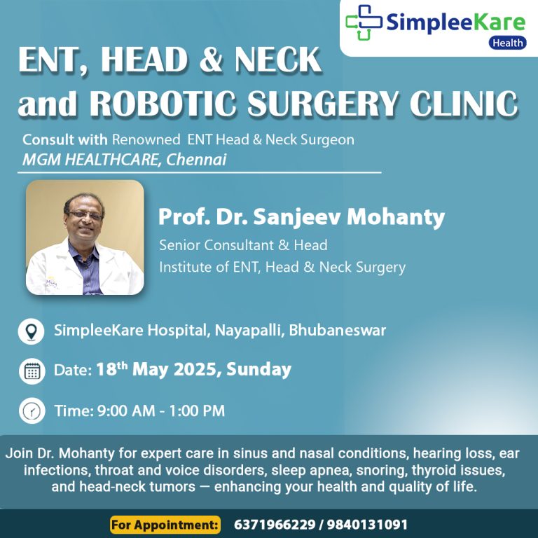 ent surgeon dr Sanjeev Mohanty in bhubaneswar
