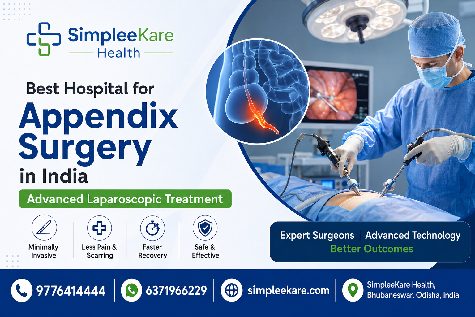 Why Choose Laparoscopic Appendix Surgery? Expert Care at SimpleeKare Health